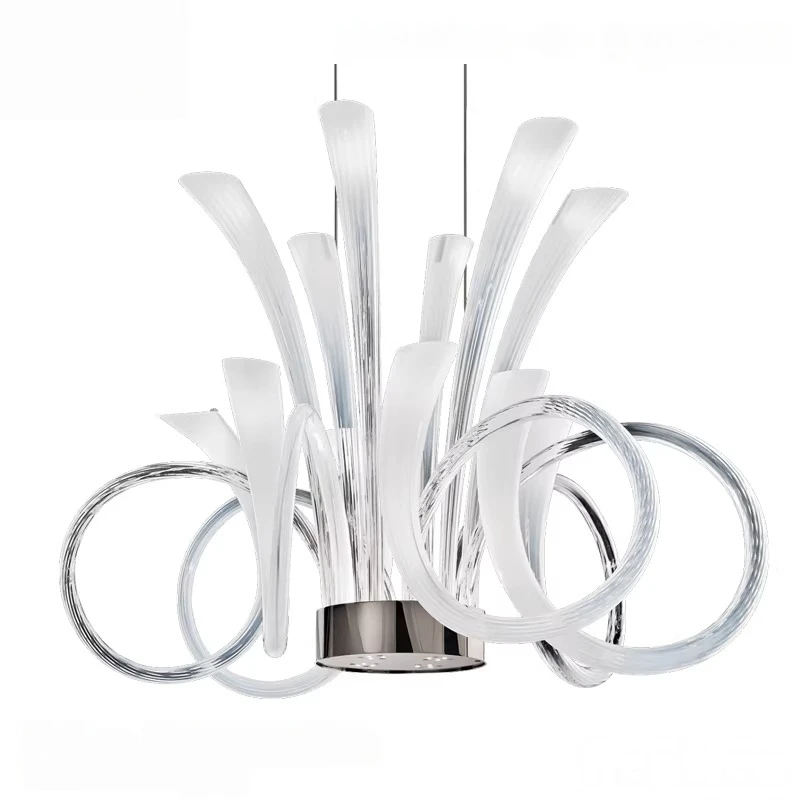 Suspension Pulse Pendant Home Living Room European Luxury Art New Trendy Lighting Fixtures