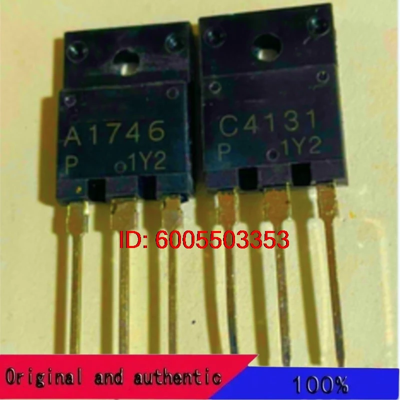 10PCS 2SA1746 2SC4131 TO-3PF A1746 C4131 SANKEN Silicon PNP Power Transistors