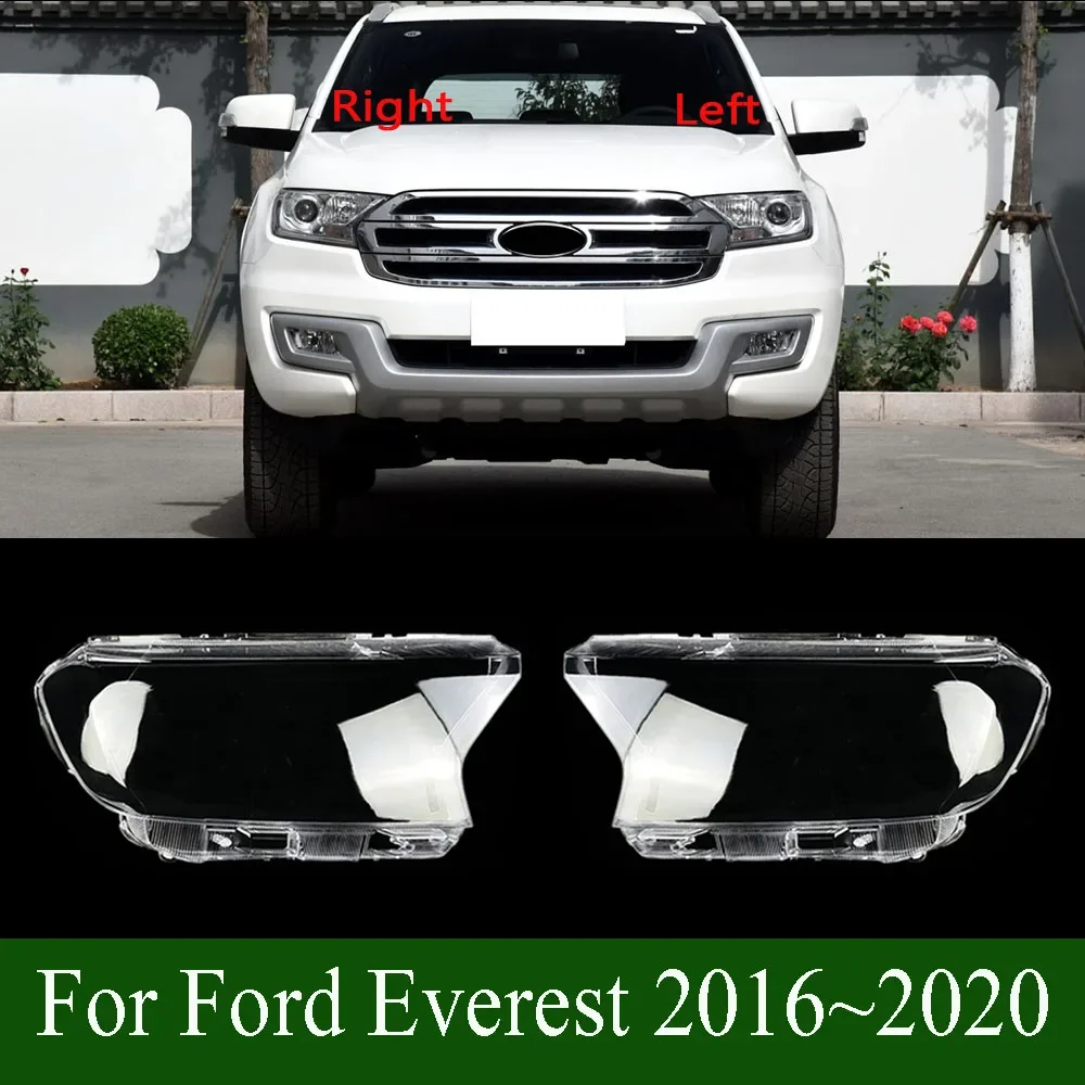 

Transparent Light Case For Ford Everest 2016~2020 Front Headlight Lens Cover Headlamp Lampshade Glass Lamp Shell Caps