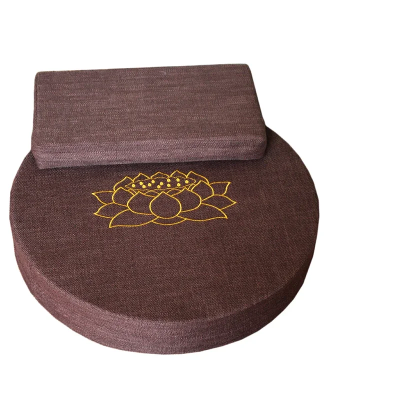 Zen static seat  removable and washable Zen  linen futon, seat kneeling mat, tatami cushion,