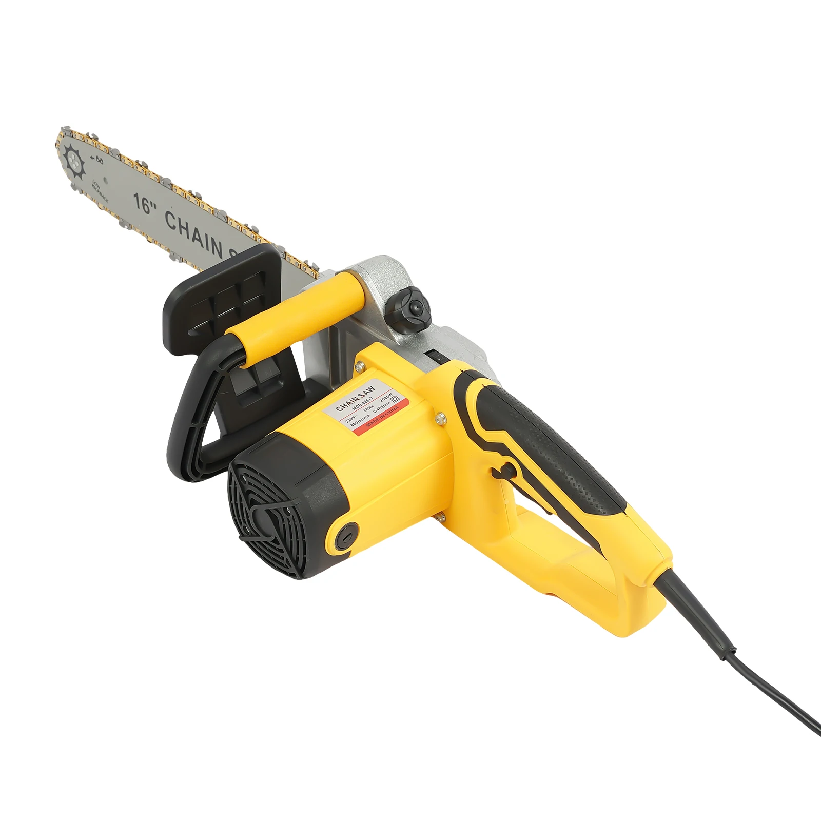 2000W 16 Zoll Elektrische Kettensäge 800 U/min Hochgeschwindigkeits-Kettensäge mit Kabel für Holzschneiden, Baumschnitt, Holzspalten, Forstwirtschaft, Garten und Heimgebrauch – Detail 18