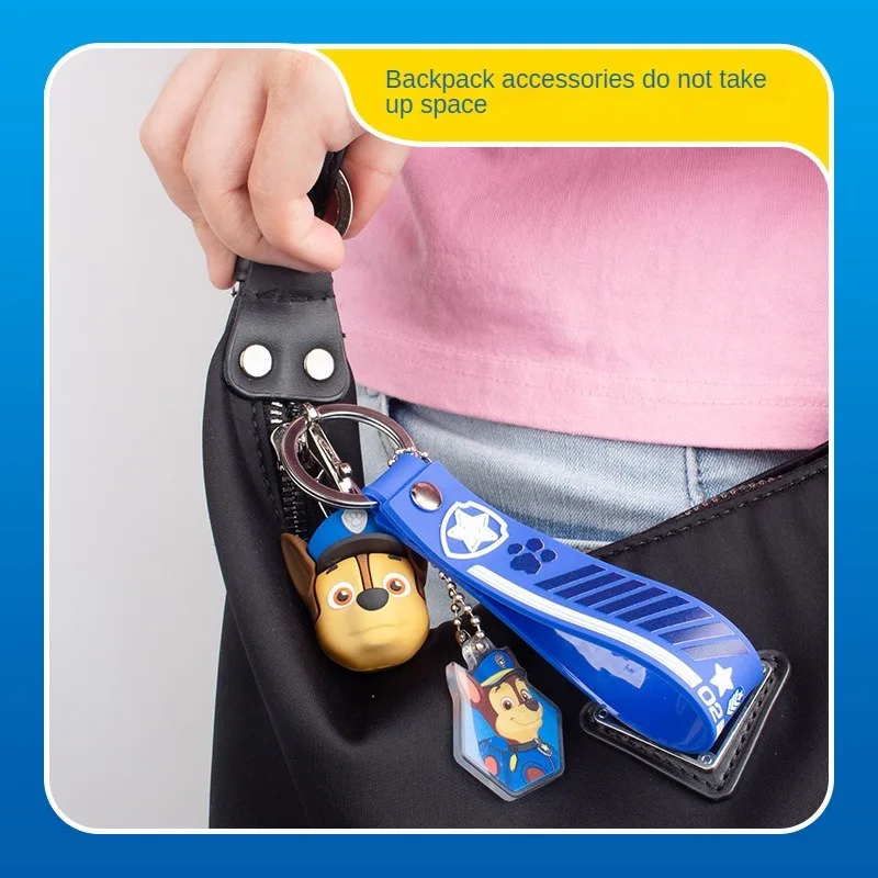 Portachiavi PAW Patrol Chase portachiavi acrilico creativo a doppia faccia personalizza accessori portachiavi ciondolo 3D regali di moda nuovo