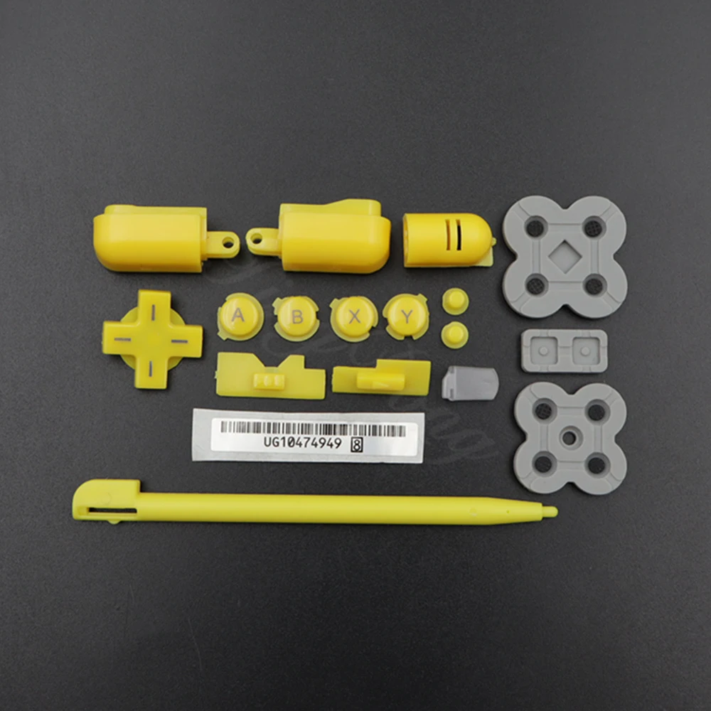 1Set For NDSL Replacement ABXY L R D-Pad Cross Button Conductive Rubber Pad Stylus Pen For DS Lite Game Console view 3
