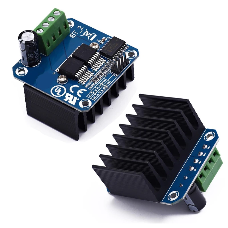 Stroombegrenzing Controle Halfgeleider Koeling Drive Module BTS7960 43A Voor High Power Intelligente Voertuig