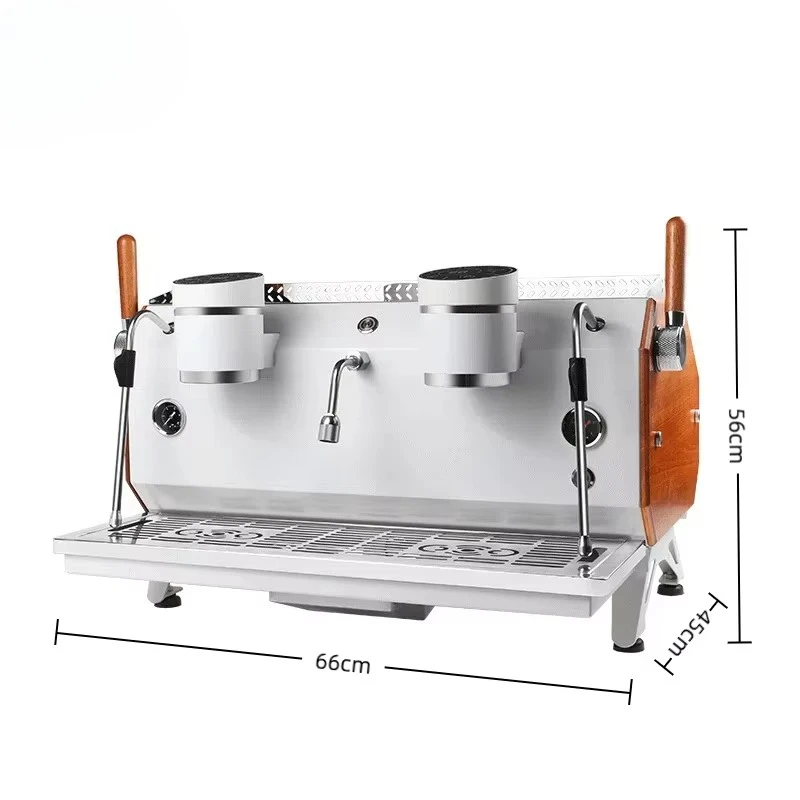 12L triple boiler coffee machine, double set espresso maker view 2