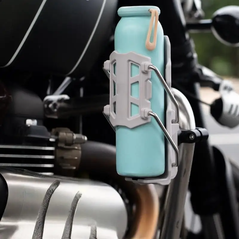 

1Set 360° Adjustable Bicycle Handlebar Cup Cage Universal Bike Motorcycle Water Bottle Holder For MTB Road Cycling ADV Motorbike