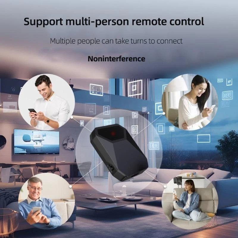 

360 Degree Universal Remote 10M Ranging Control For TV HVAC Fan With 10m Ranging 896C