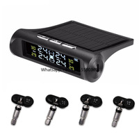 Hot Sale Solar Energy Charging Wireless Tire Pressure Monior TMPS Tire Pressure Monioring System Tire Gauges for Cars