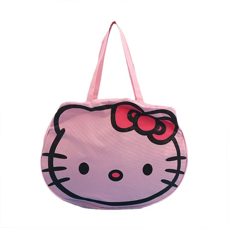 Kawaii Sanrio Handtas Hello Kitty Schoudertassen Cartoon Schattige Buitenshuis Snacks Opbergtas Travelling Bag Boodschappentas Speelgoed Meisjes