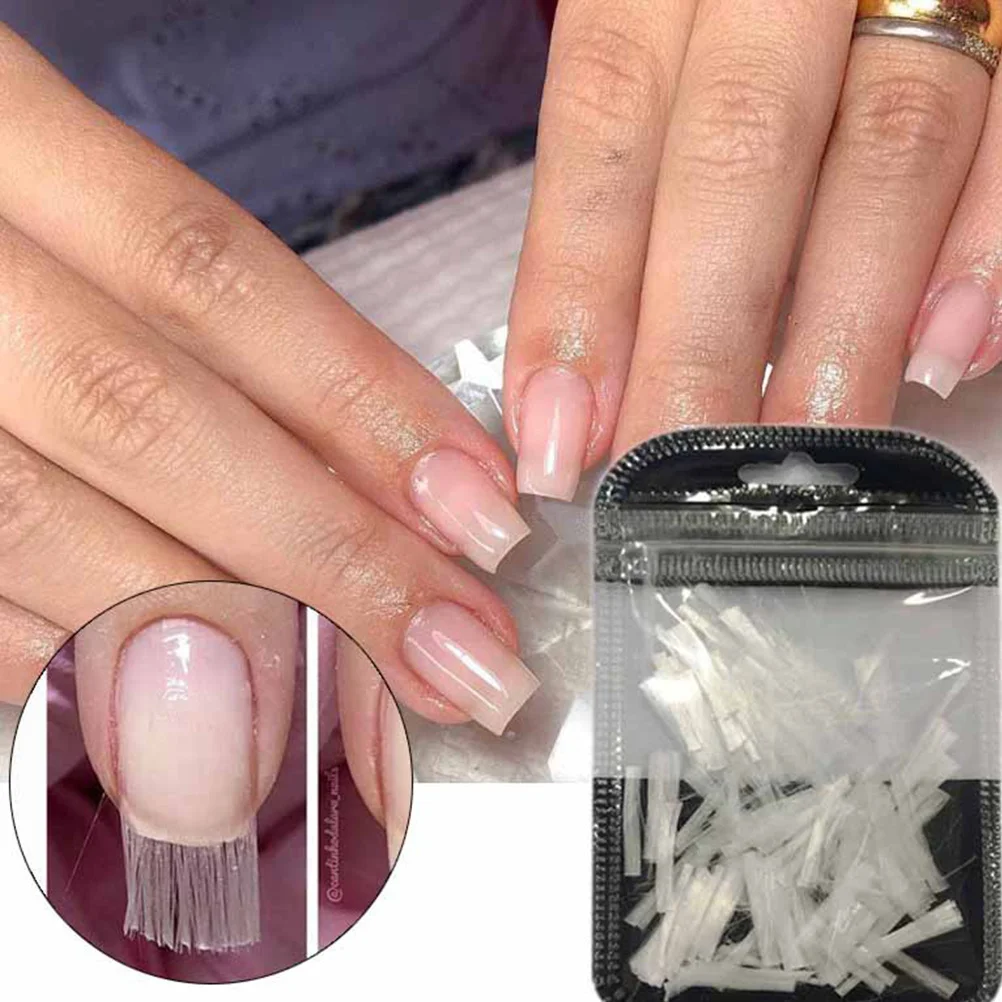 

3Cm Nail Fiber for Manicure Premium Quality Easy to Use Extension Material Perfect for Home Salon Nail Art Manicure Fiber