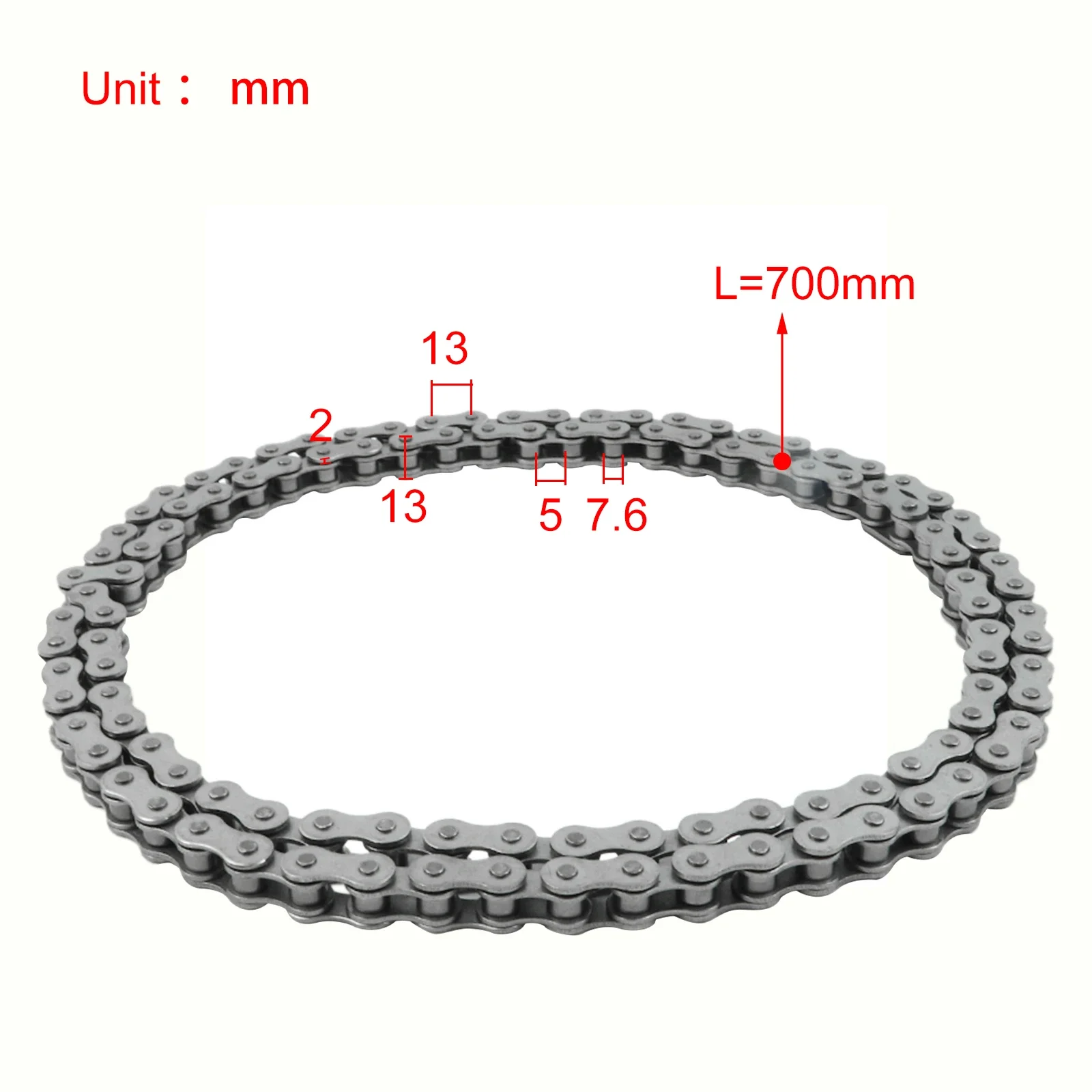 415H-110L Chain for 49cc 60cc 66cc 80cc 2-Stroke Engine ATV Mower Motor Motorized Bicycle Bike Heavy Duty Chain High Power