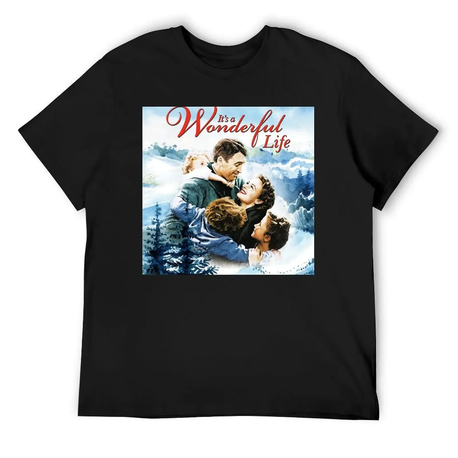 

It's a Wonderful Life scene T-Shirt oversized t shirt boys whites blanks luxury clothes men