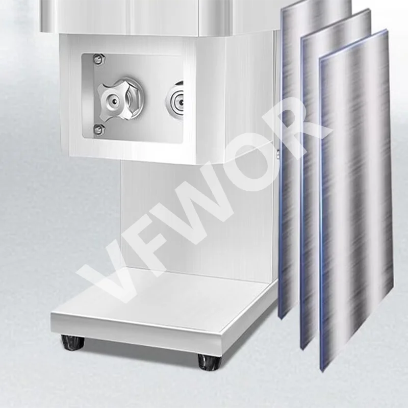 Automatic Electric Stainless Steel Meat Slicer Cutter 220V Restaurant Core Motor Automatic Strip Meat Cutting Machine