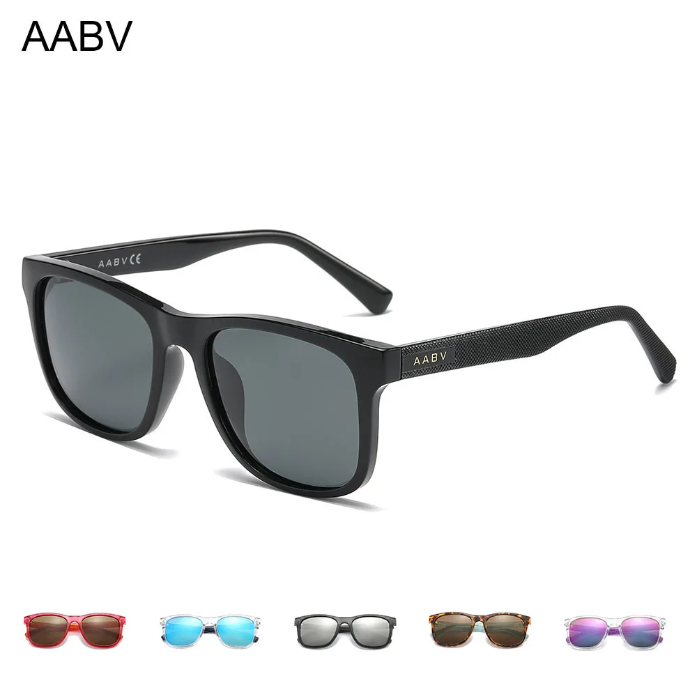 AABV Polarized Sunglasses for Men Women Designer Square Trendy Sun Glasses Dropshipping 1001