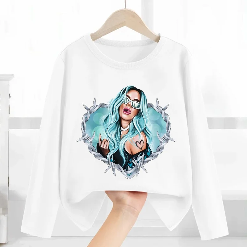 مانانا سيرا بونيتو كارول جي بيتشوتا طباعة موضة الاطفال تي شيرت ملابس الأطفال غير رسمية الخريف طفل الفتيان الفتيات تي شيرتات طويلة الأكمام #5