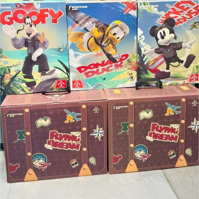 

Disney Pilot Series Mickey Goofy Donald Duck Flying Dream Doll Handmade Collection Pendant Desktop Pendant Children Toys Gifts