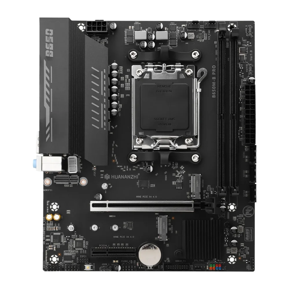 HUANANZHI B650M B PRO AMD AM5 Płyta główna obsługuje Ryzen R5 R7 7000 8000 9000 Series M.2 NVME WIFI Dual Channel DDR5 EXPO RAM — zdjęcie produktu 7