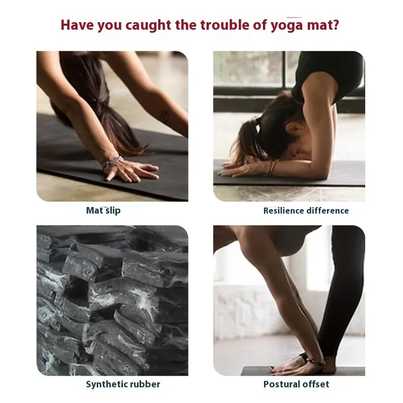 プロのピラティス器具 滑り止めヨガマット、スエードと天然ゴムの折りたたみ式ポジショニングパッド、リフォーマートレーニング用 요가매트