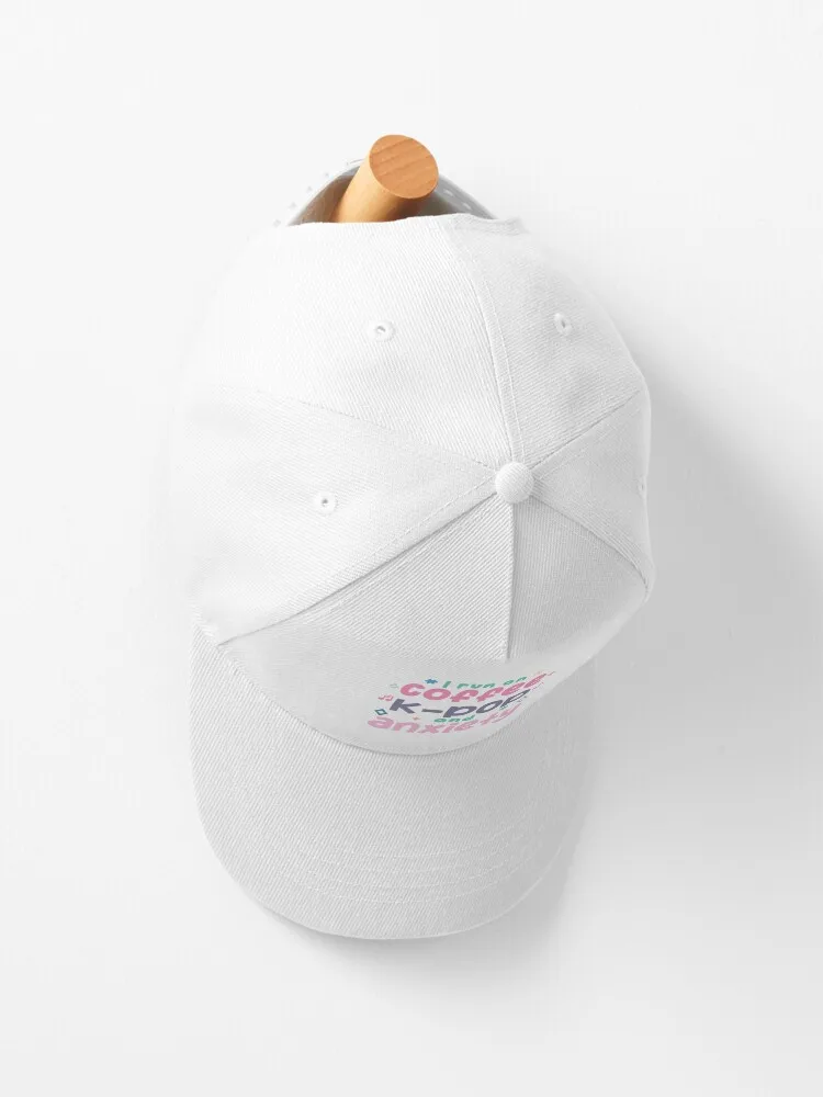 Coffee, K-pop, Anxiety Cap For Unisex Adult Outdoor Casual Sun Baseball Caps New Fashion Hat