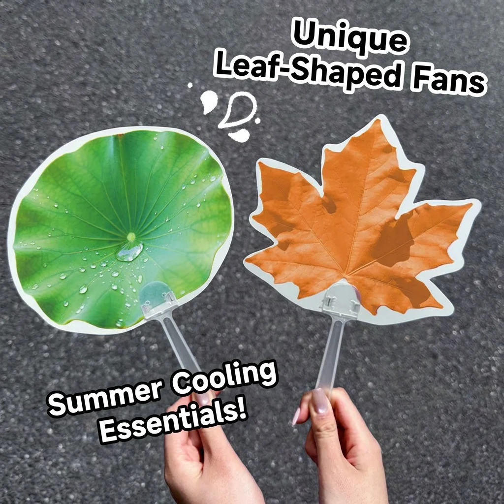 Double Sided Printed Fan Lightweight Pp Plastic Fan Summer Cooling Fan Modern For Graduation Gift Outdoor Travel Promotional