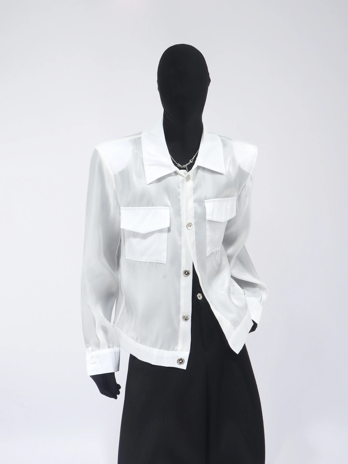 2025 Fashion Trend Korean Version Heavy Craft Rhinestone Butterfly Long Sleeve Jacket Men Loose Fashion High-end Coat