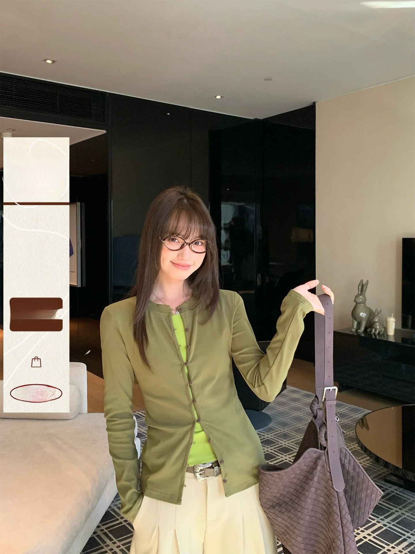 

iny Spring Korean Sle Long Sve Women's T-irt een Button up Top Can Be Worn as an Outerwear Or as a Base irt