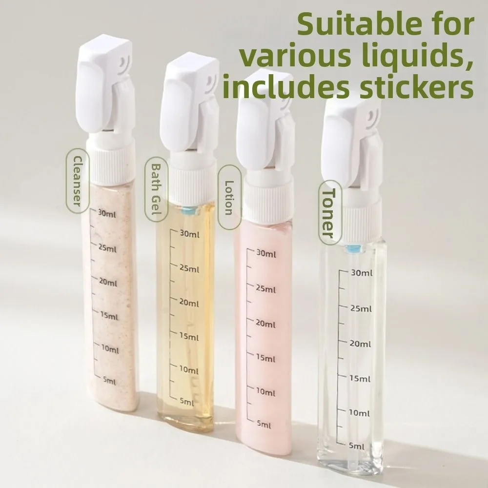 Ensemble de bouteilles rechargeables de voyage 4 en 1, anti-fuite, pompe de 40ml, bouteilles de Lotion, distributeur de liquide Portable détachable, bouteille de Lotion