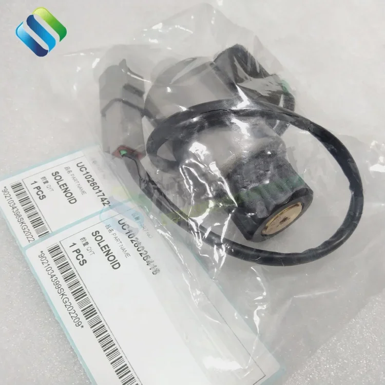 صمام SKGM WA150 WA200 Suku Cadang Mesin Katup الملف اللولبي 24V صمام