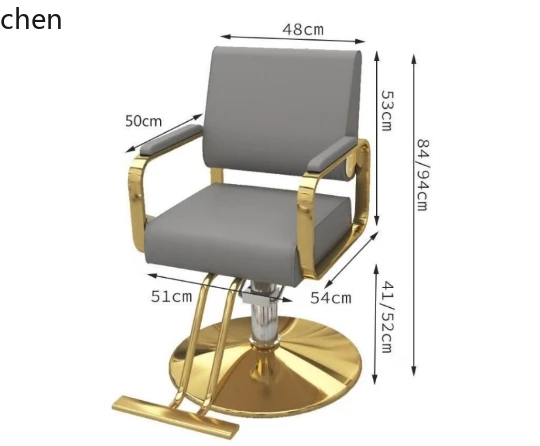 ZMLbarber shop chair hair salon special perm and dyeing seat lifting rotating barber chair