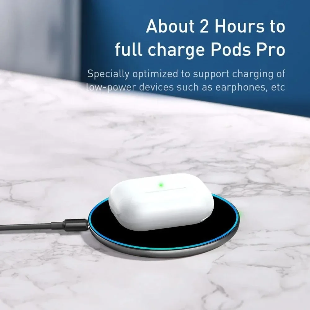 30W Wireless Charger For iPhone 15 14 13 12 11 Pro XS Max X 8 Ultra Slim Induction Fast Charging Pad For Samsung S23 S22 S21 S20