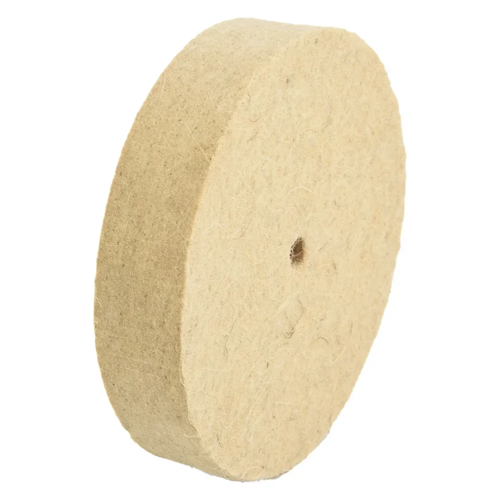 Imagem -04 - Felt Polimento Roda Grinding Buffing Pad Grinder Ferramenta Rotativa Aço Inoxidável Cobre Alumínio Vidro 125 mm lã