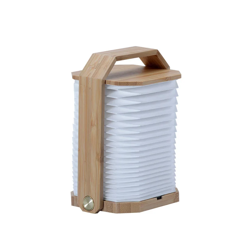 Portable book light wooden creative portable folding portable night light charging magnetic attraction