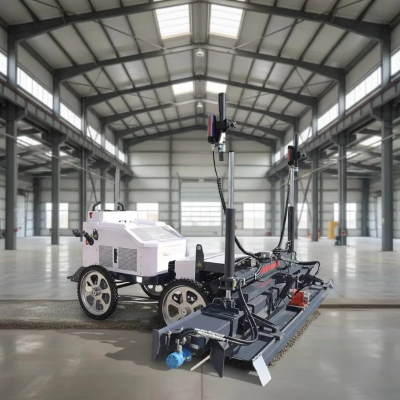 Factory Direct Laser Guided Concrete Screed Machine Hydraulic Telescopic Arm High Accuracy Floor Leveling Equipment Commercial