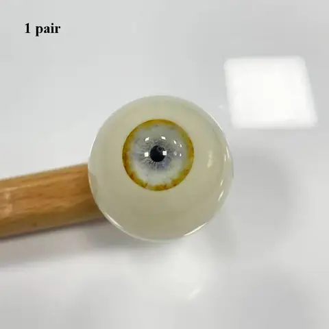 1pair 20mm Acrylic Fake Eyes Eyeballs with 3 Dimensional Fitting Eye 10 Styles DIY Making Crafts Safety Animal Accessories