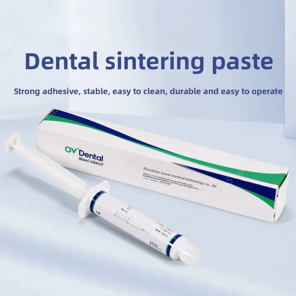 Dental Sintering Holding Paste 10ml Inlay Veneer Crown Bridge Onlay Fixing Auxiliary Material for Dental Lab Sintering Furnace