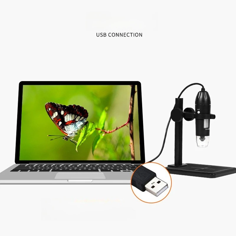 4D Digital USB Microscope 3-in-1 | 1000X-1600X Magnification | Electronic Phone Microscope for Repair & Inspection