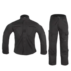 Emersongear BDU Tactical Suit Outdoor Hunt Sportwear Mens Wargame Combat Tracksuit Fall Winter 2 Piece Sport Set