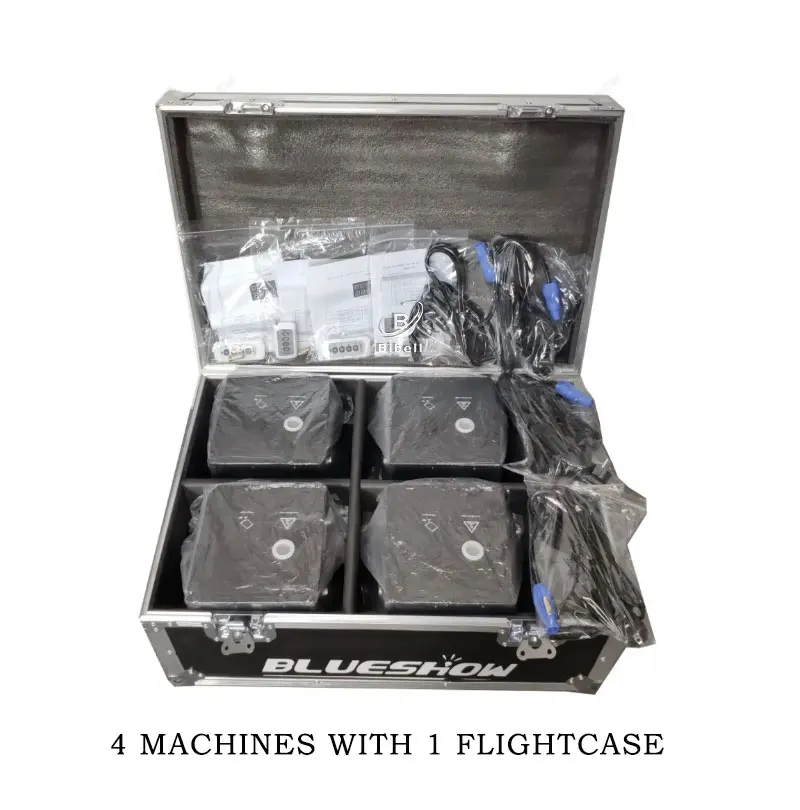 2Pcs 700W 600W Cold Spark Machine 600W Flightcase DMX Remote Firework Fountain Machine Upper Spray Wedding Party Stage Ti Powder