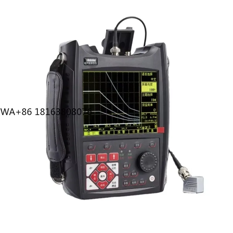 XUT560C Portable Ultrasonic Flaw Detector NDT Tester for Steel Structure Pipeline Weld Metal Casting Crack Pore Bubble
