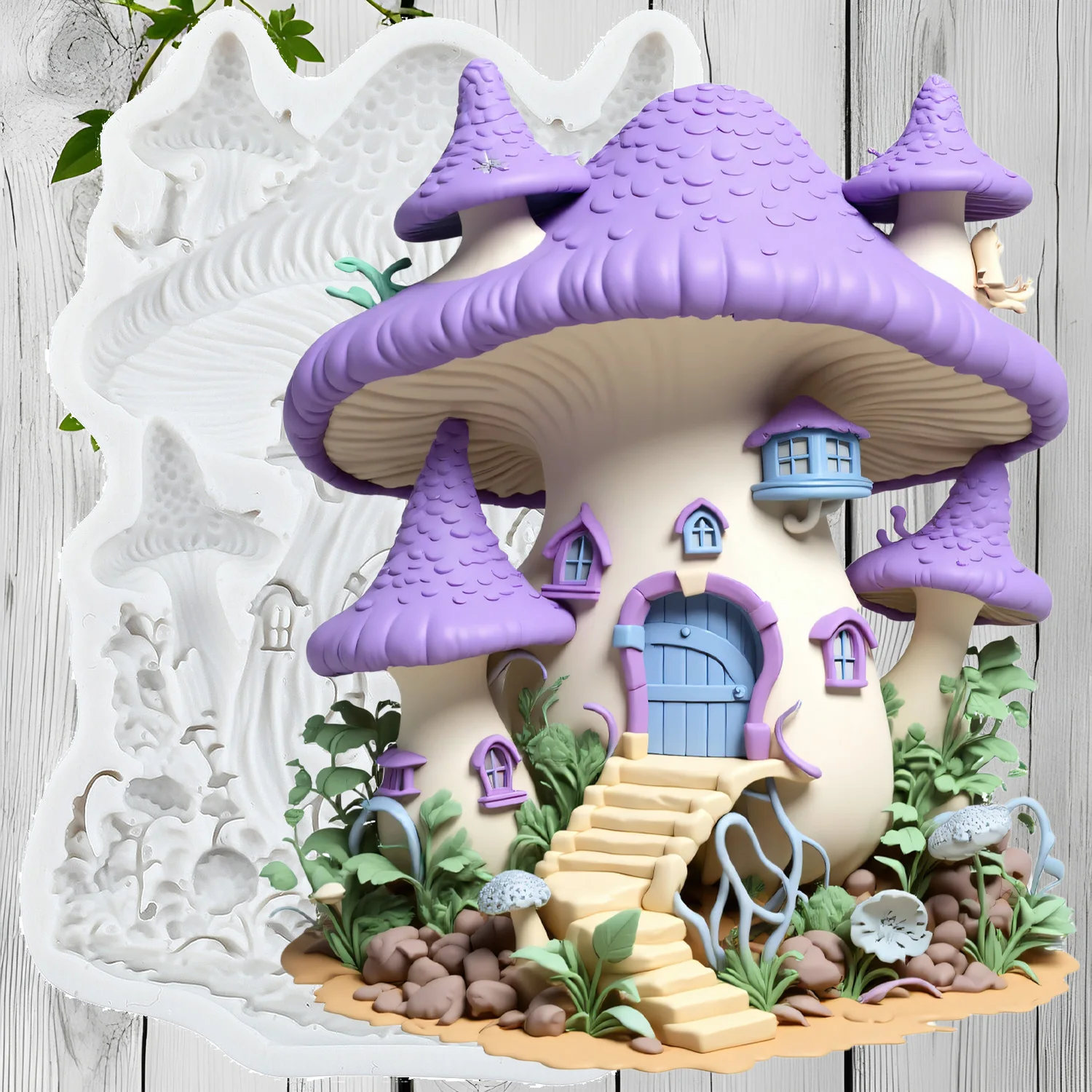 Mushroom Castle Sil… - image