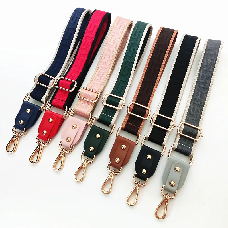Alça ajustável para bolsa crossbody para mulheres, monocromática, cinto de ombro, alça larga