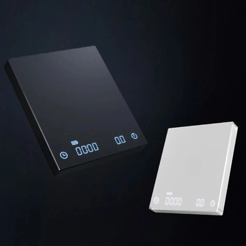 

Customizable Electronic Scale Auto Timer Kitchen Basic Plus Black Mirror Pour Over Coffee and Espresso Scale Basic
