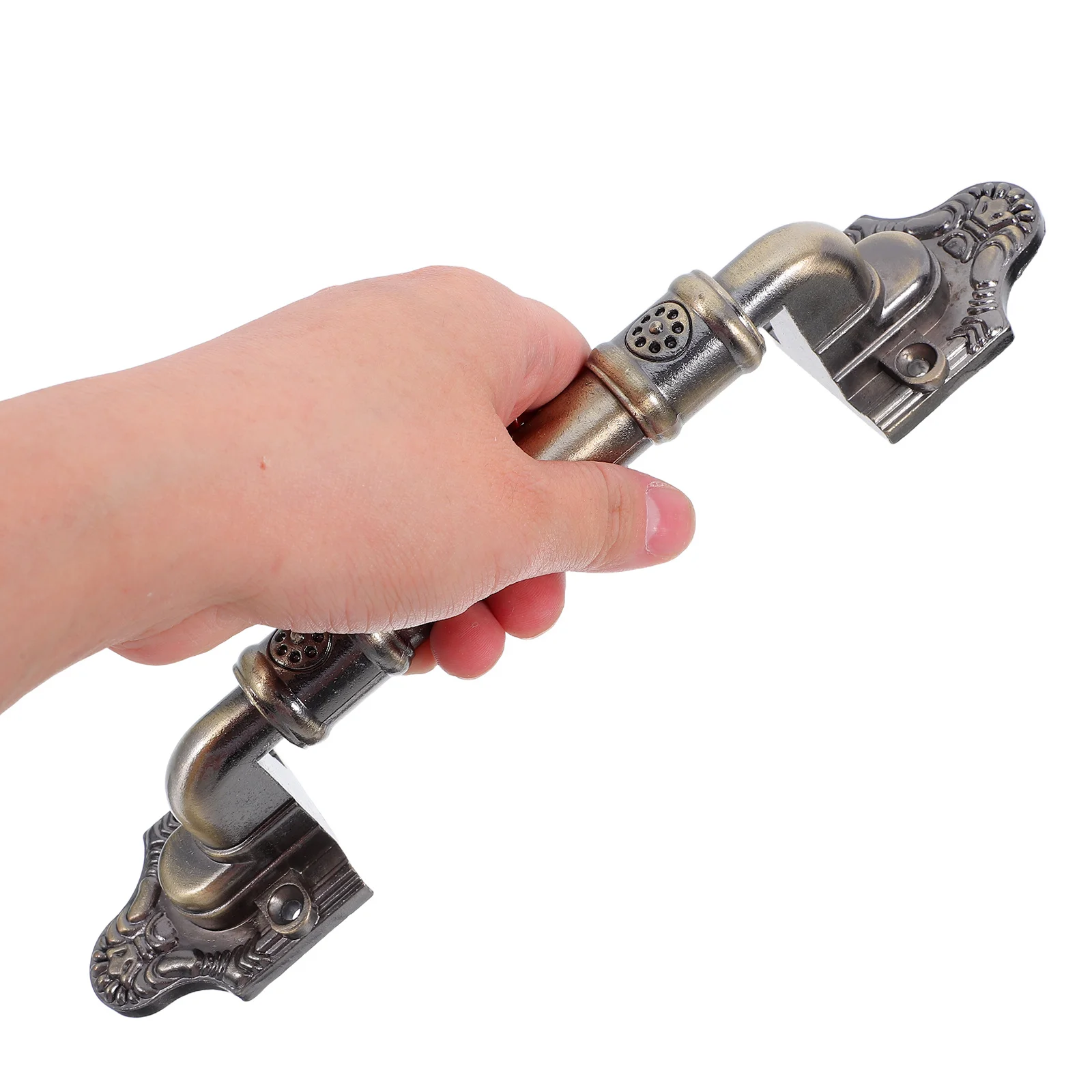 

2 шт. прочные ручки для амбарных дверей, винтажные металлические скользящие ручки для деревянных дверей в стиле рустик, фурнитура из сплава для шкафов, гаражей, сараев