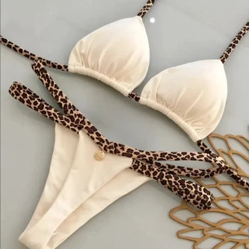 جديد مثير المرأة بيكيني عطلة الشاطئ ملابس السباحة قطعتين مجم...