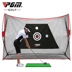 PGM 3m Big Golf Net Trainer Set supporto scaffale Indoor Outdoor Multi-funzione Swing Cutting Chipping accessori per la pratica LXW023