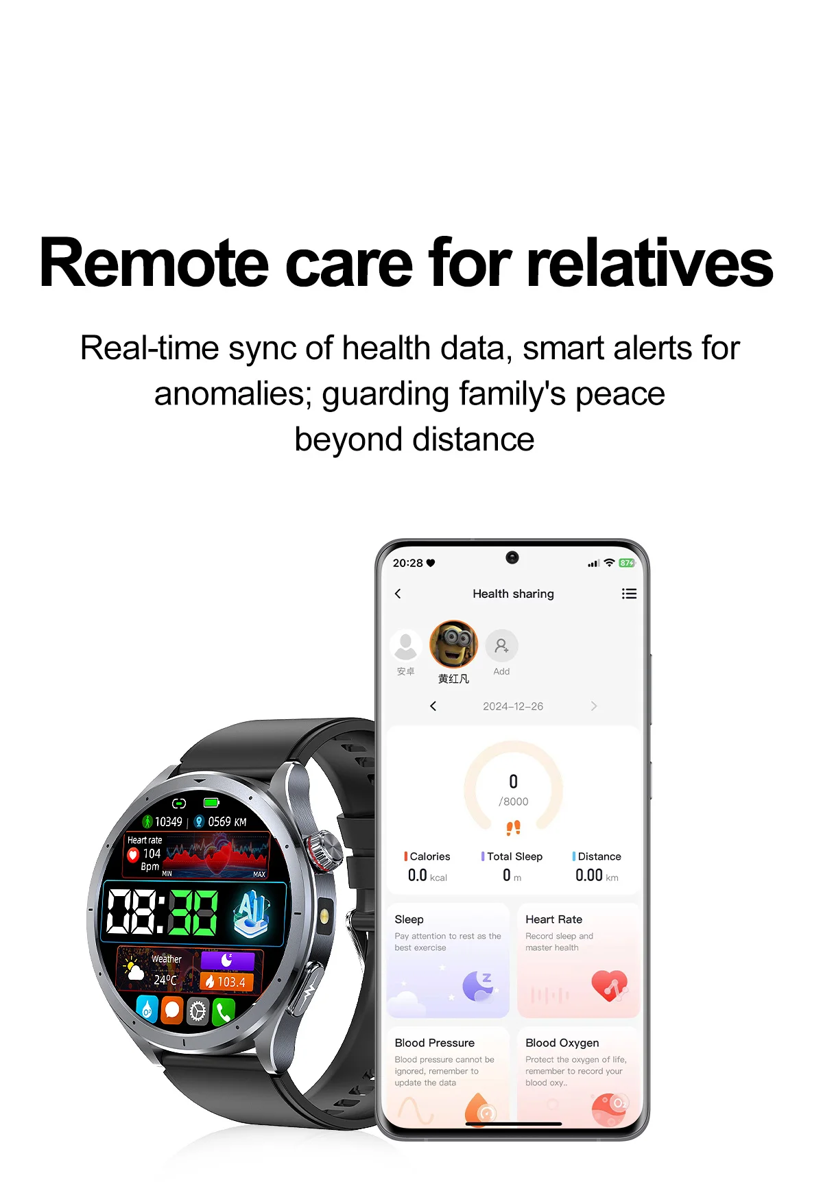 2026 Neue Körperfettanalyse Gesundheits-Smartwatch EKG+PPG Harnsäure Blutdruck Blutsauerstoff Uhr Anruf-Smartwatch für Männer Frauen – Detail 18