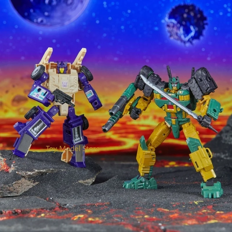 Takara Tomy Transformers Serie G, Chuanshi United Bludgeon y Ruckus, figuras de acción, Robot, juguetes de modelos coleccionables, regalos para niños