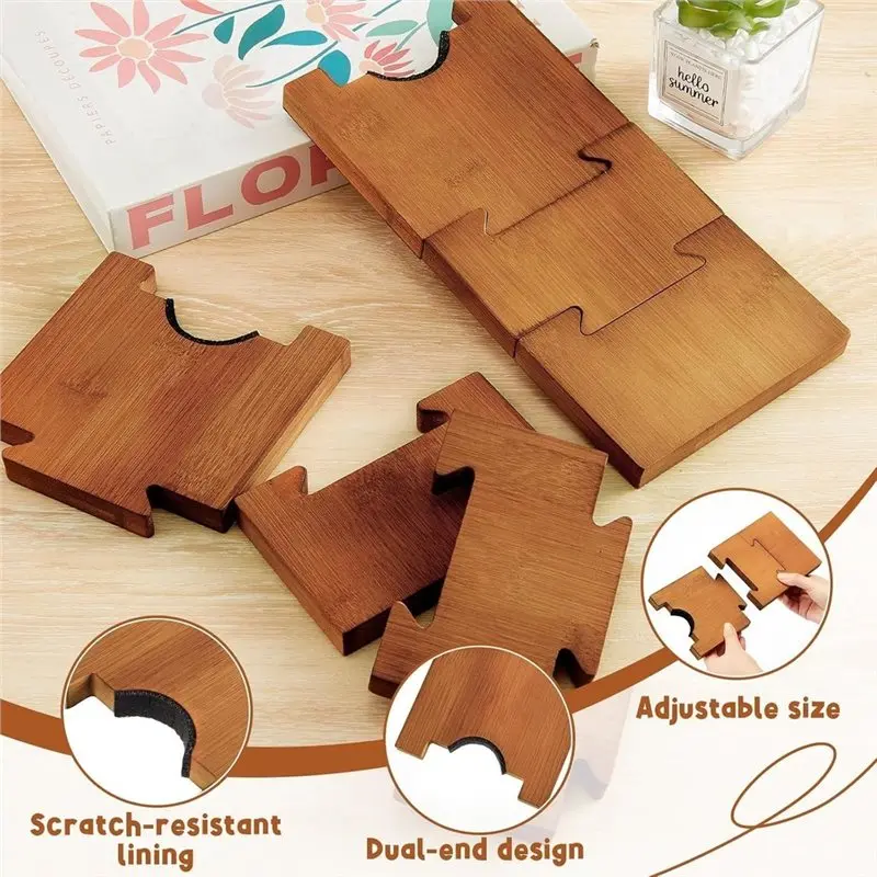 2 Pcs Thickened Couch Wall Spacer Adjustable Solid Wood Couch Stopper,Furniture Wall Protectors,For Outlets,Couches,Beds