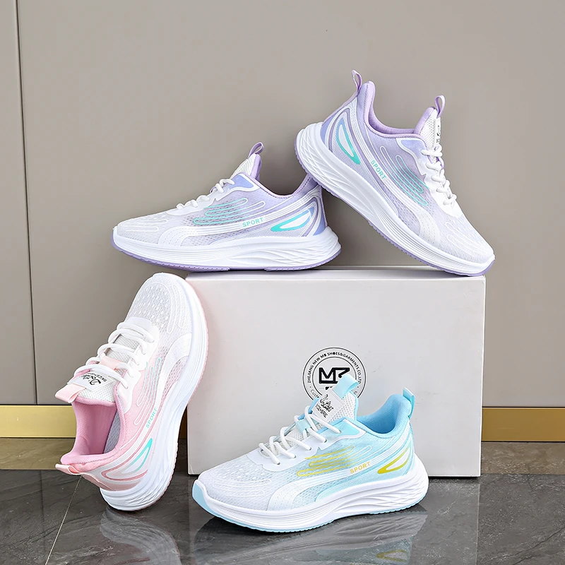 

Women Shoes Breathable All-match Mesh Shoes Casual Sports Trendy Shoes Female Wear-resistant Running Shoes for Women