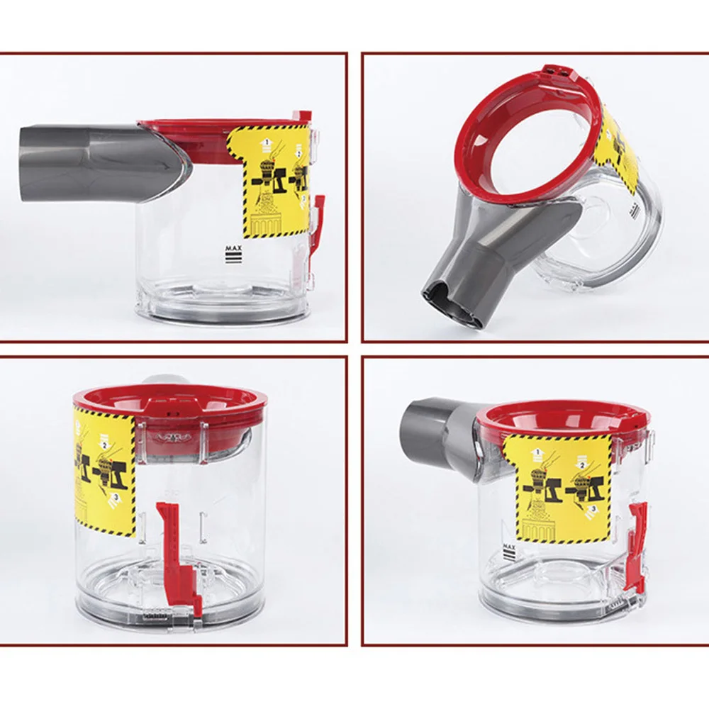 Contenitore del contenitore della polvere per Dyson V7 V8 Cordless Spazzare Aspirapolvere Contenitore della polvere Contenitore della polvere Parti del secchio della polvere di ricambio 967699 -01